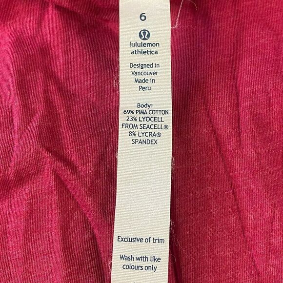 🪦Lululemon Vita Racer Tank
Heathered Bumble Berry size 6 - Picture 10 of 10